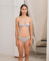 BASERANGE Women's shorts and panties UNBE series collection France BAS-UNBE-BA-SU25-GREY MELANGE